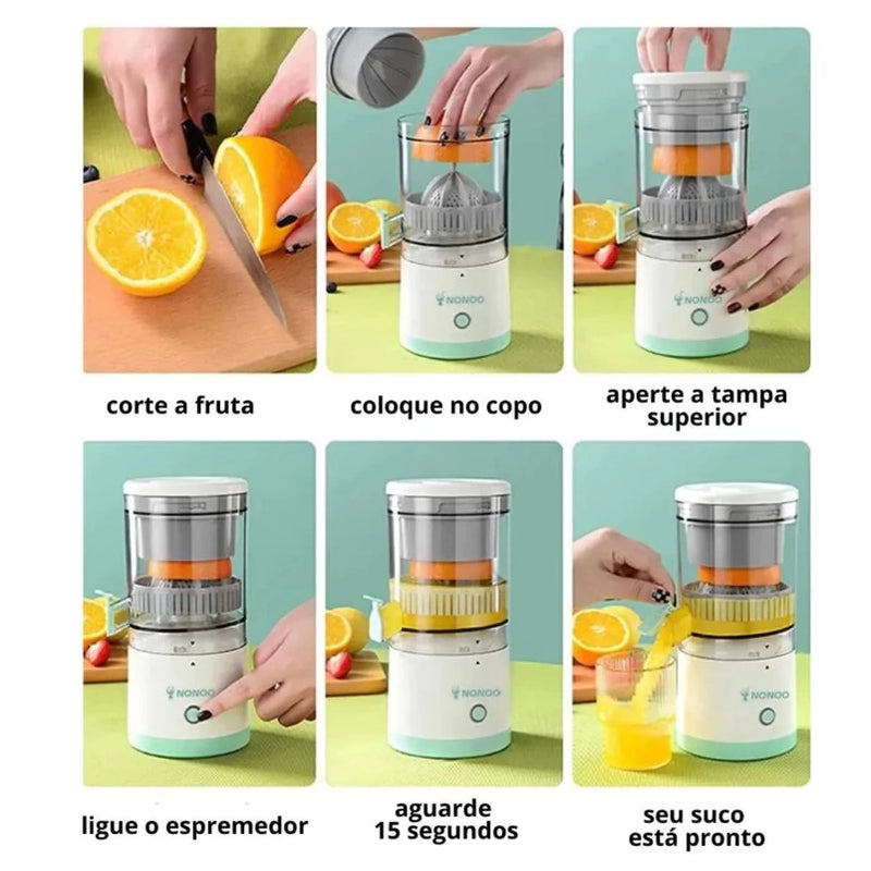 Espremedor de frutas elétrico - Para fazer seus sucos naturais.