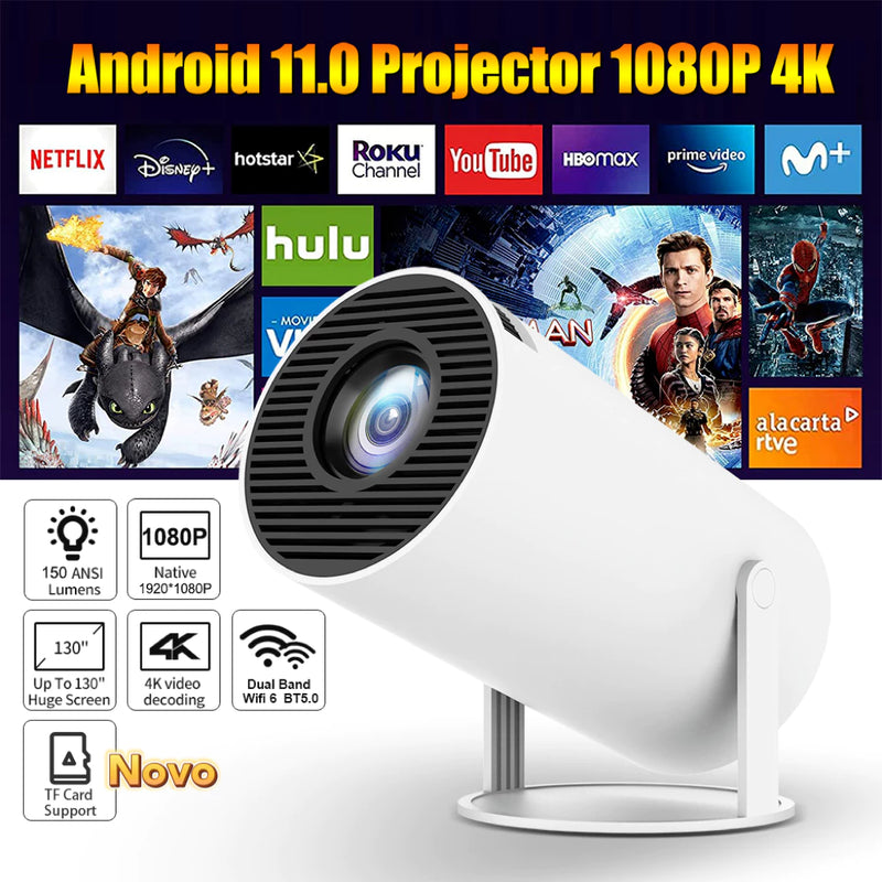 Projetor 4K HD - CELULAR/TV/PC/XBOXPS