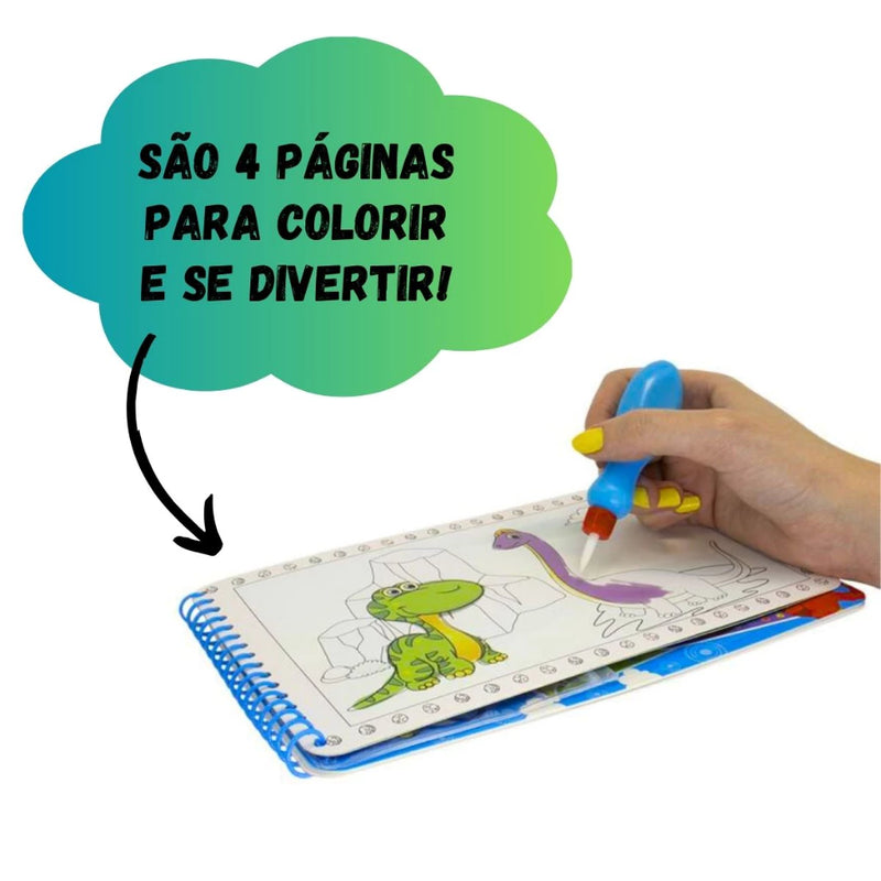 Livro infantil água mágica - livro + caneta - KIT COM 2 LIVROS