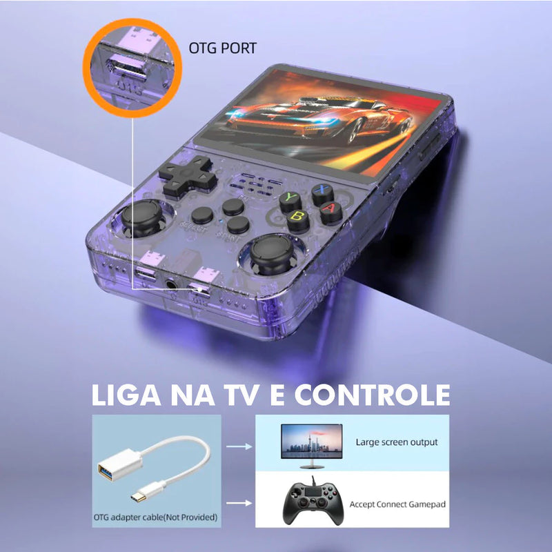 Console Portátil R36S + de 15.000 Jogos